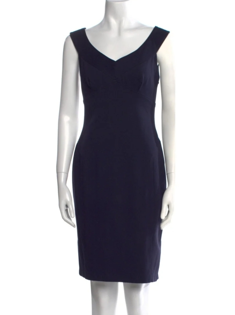 Ralph Lauren Black Label Dress 6 Navy Cocktail Chic Designer old money corporate